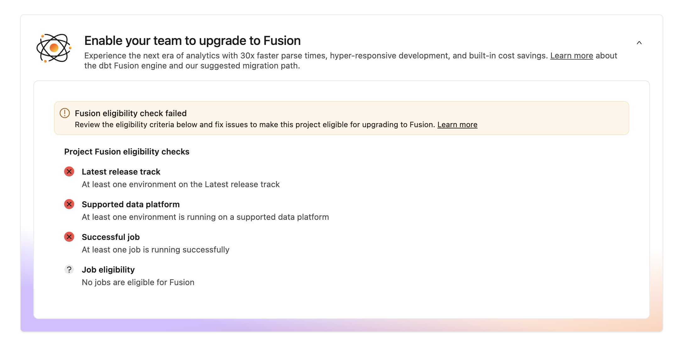 The Fusion readiness checklist